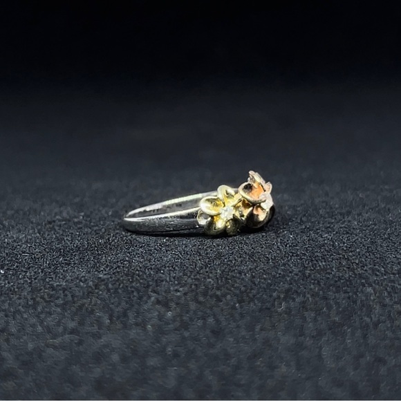 STERLING SILVER WITH GOLD ACCENTS - Picture 2 of 4